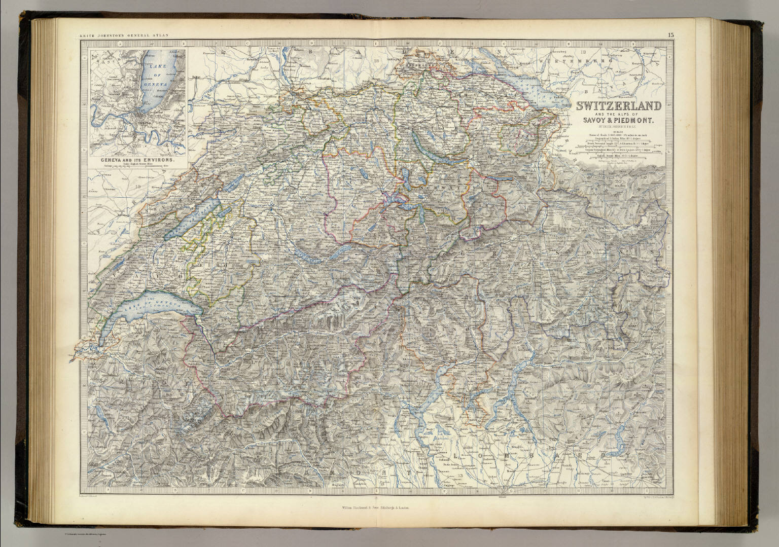 Switzerland, Savoy, Piedmont. - David Rumsey Historical Map Collection