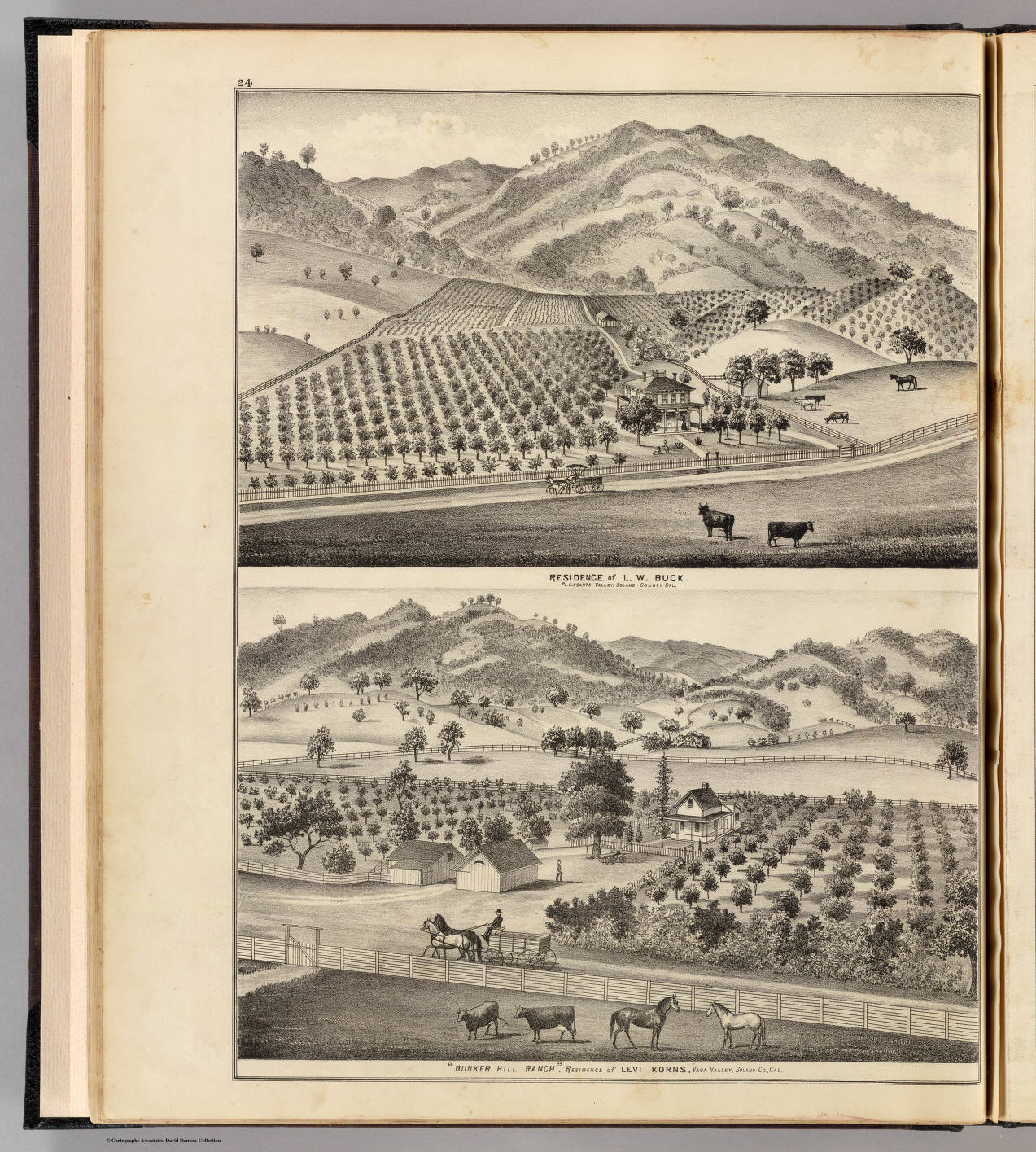 Buck res., Bunker Hill Farm. David Rumsey Historical Map Collection