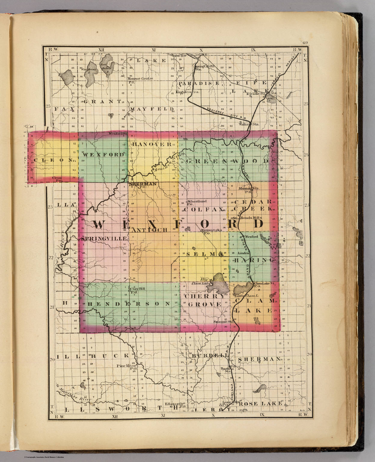 Map Of Wexford County Michigan David Rumsey Historical Map Collection   00734118 