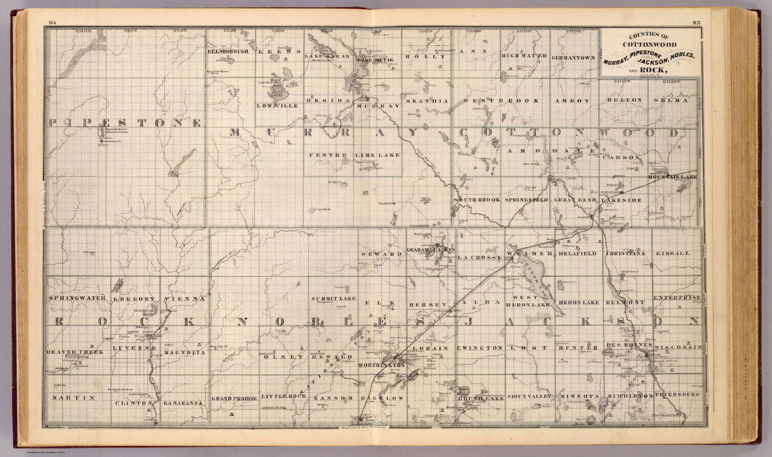 Map Of Ramsey County Minn David Rumsey Historical Map 0935