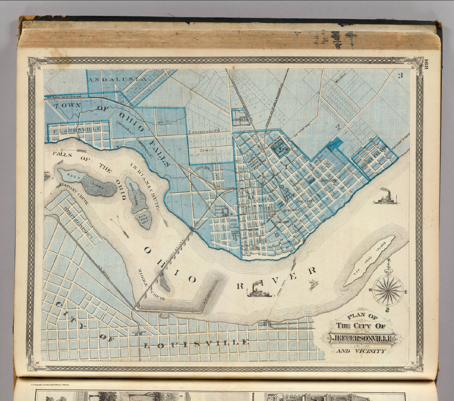 Plan of the City of Jeffersonville and vicinity. David Rumsey