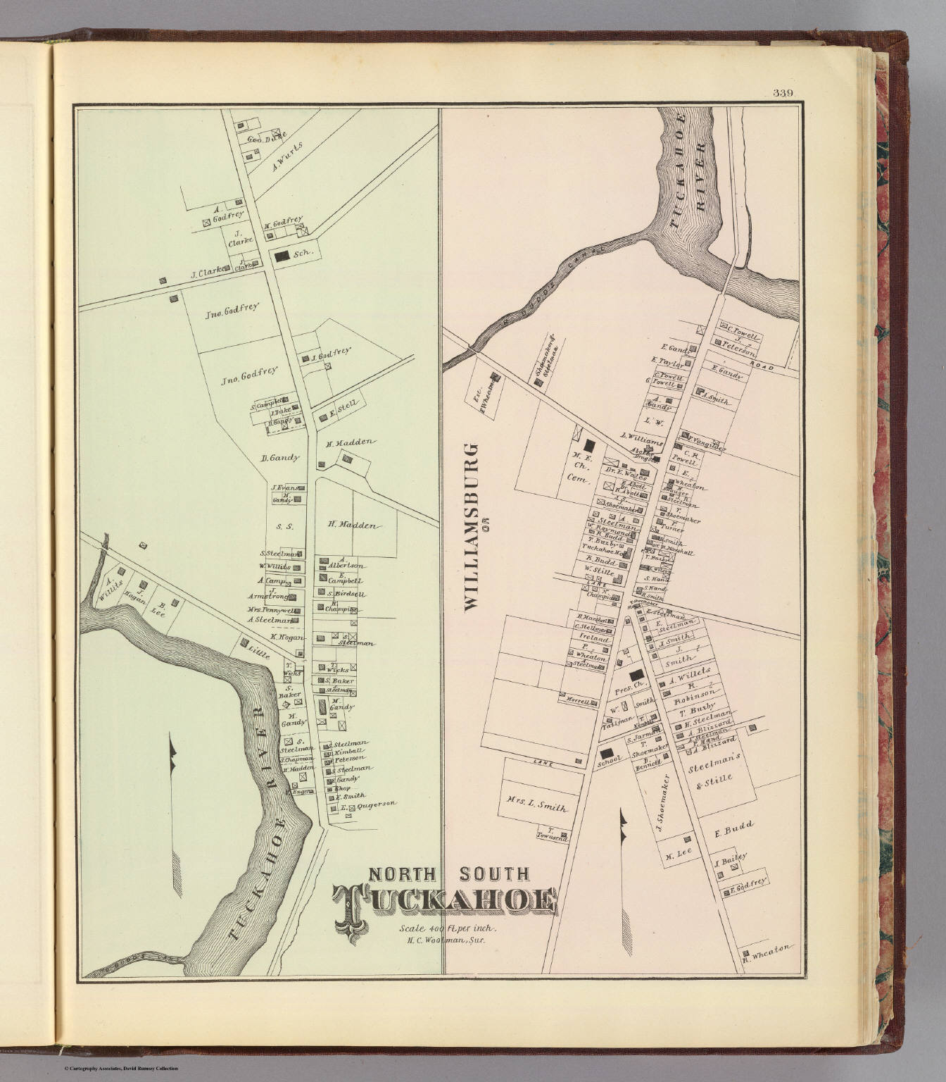 North, south Tuckahoe David Rumsey Historical Map Collection