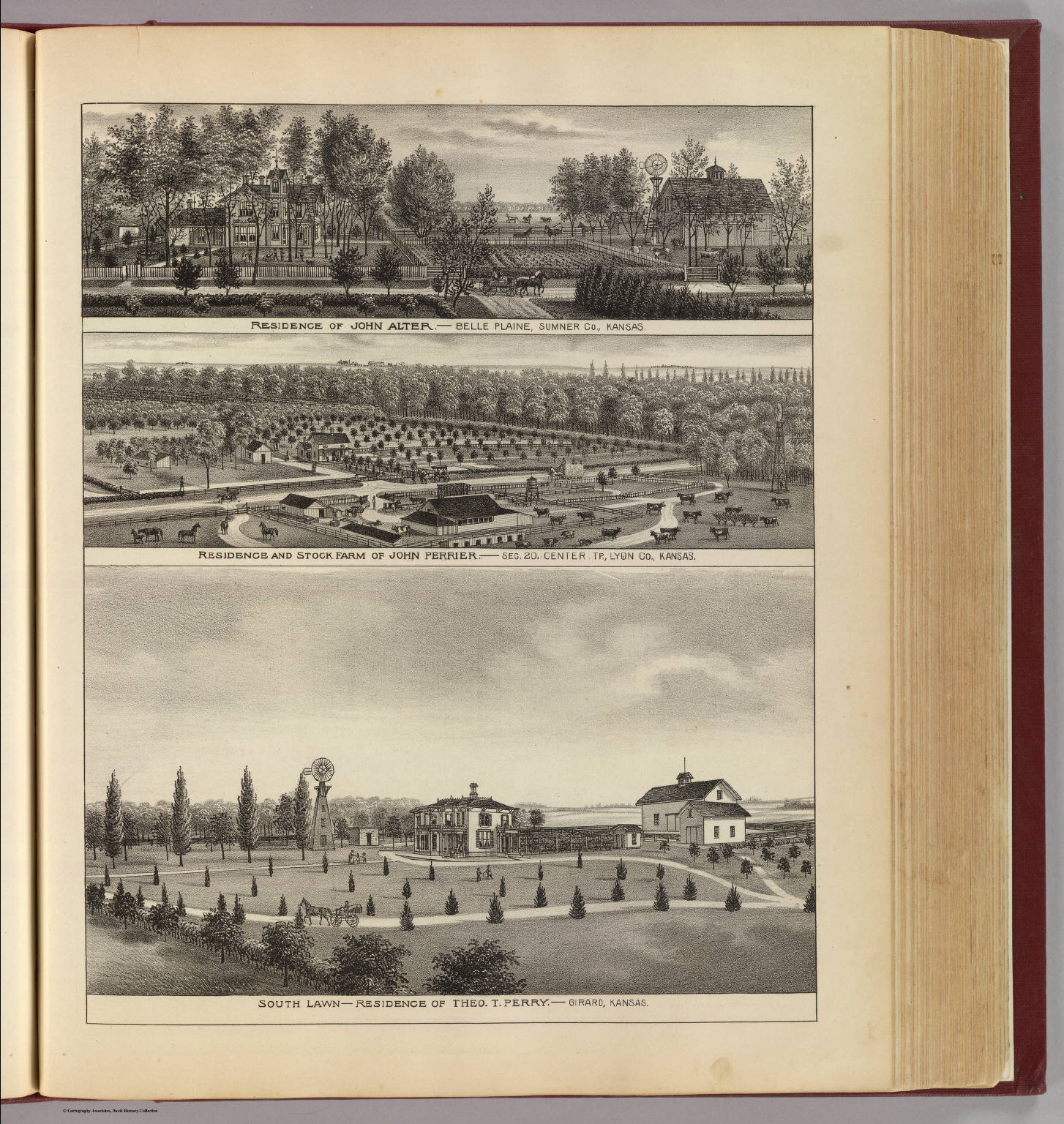 Residences and farm, Belle Plaine, Lyon Co., and Girard, Kansas