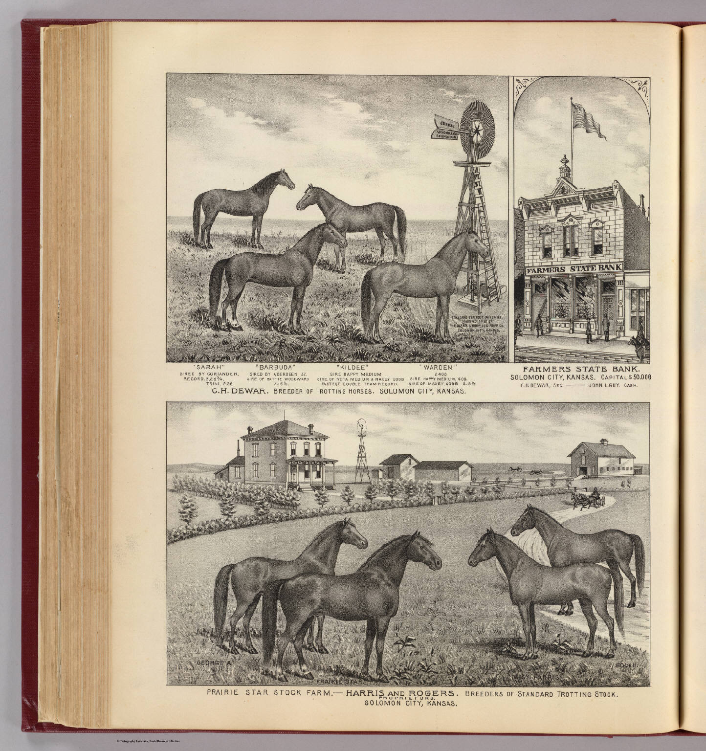 Farms and Farmers State Bank, Solomon City, Kansas. David Rumsey