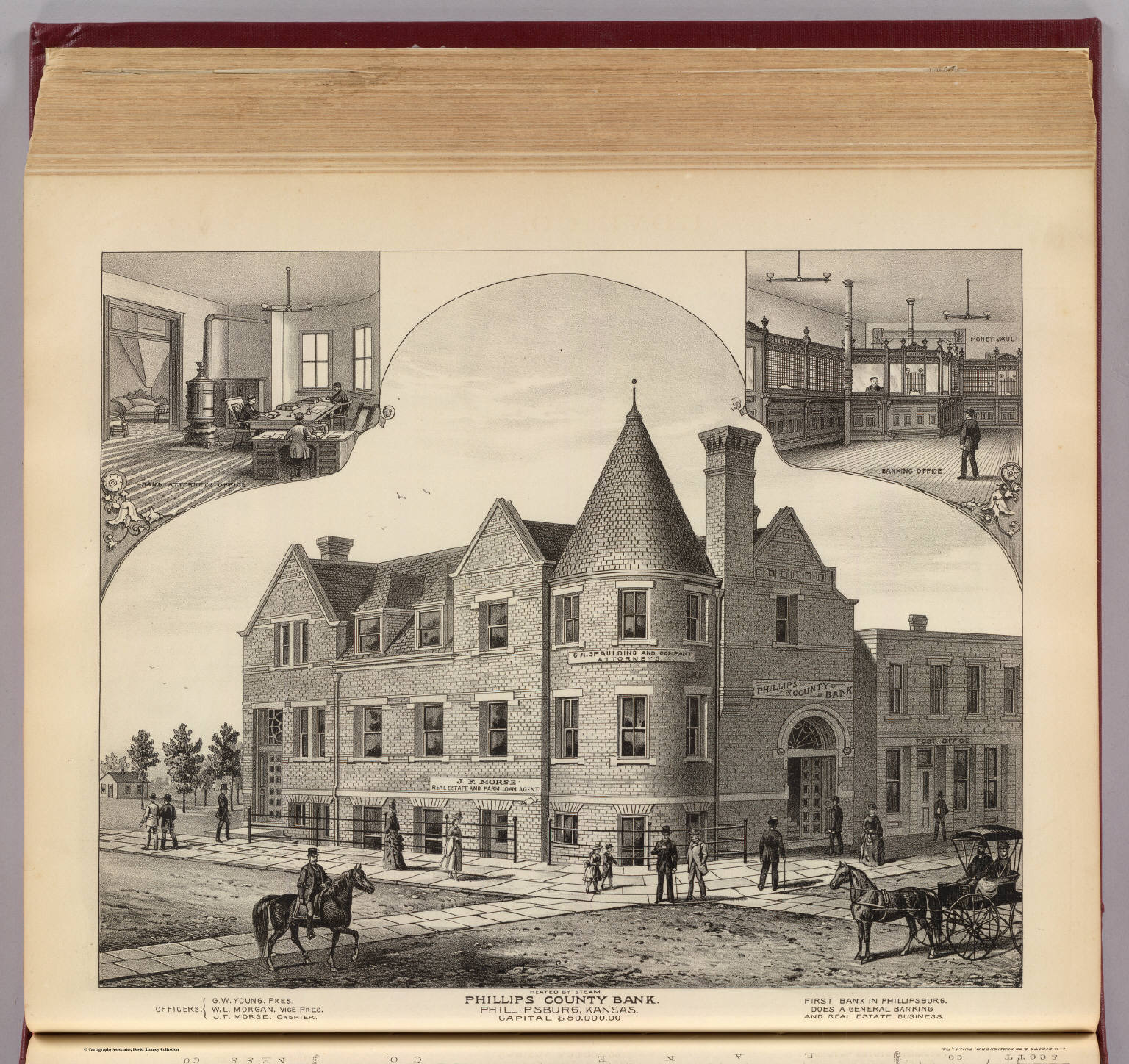 Phillips County Bank, Phillipsburg, Kansas. David Rumsey Historical