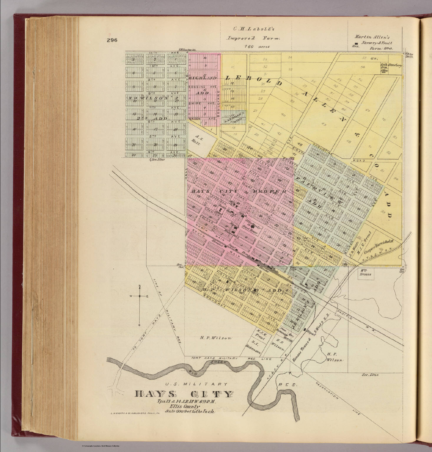 Hays City. - David Rumsey Historical Map Collection