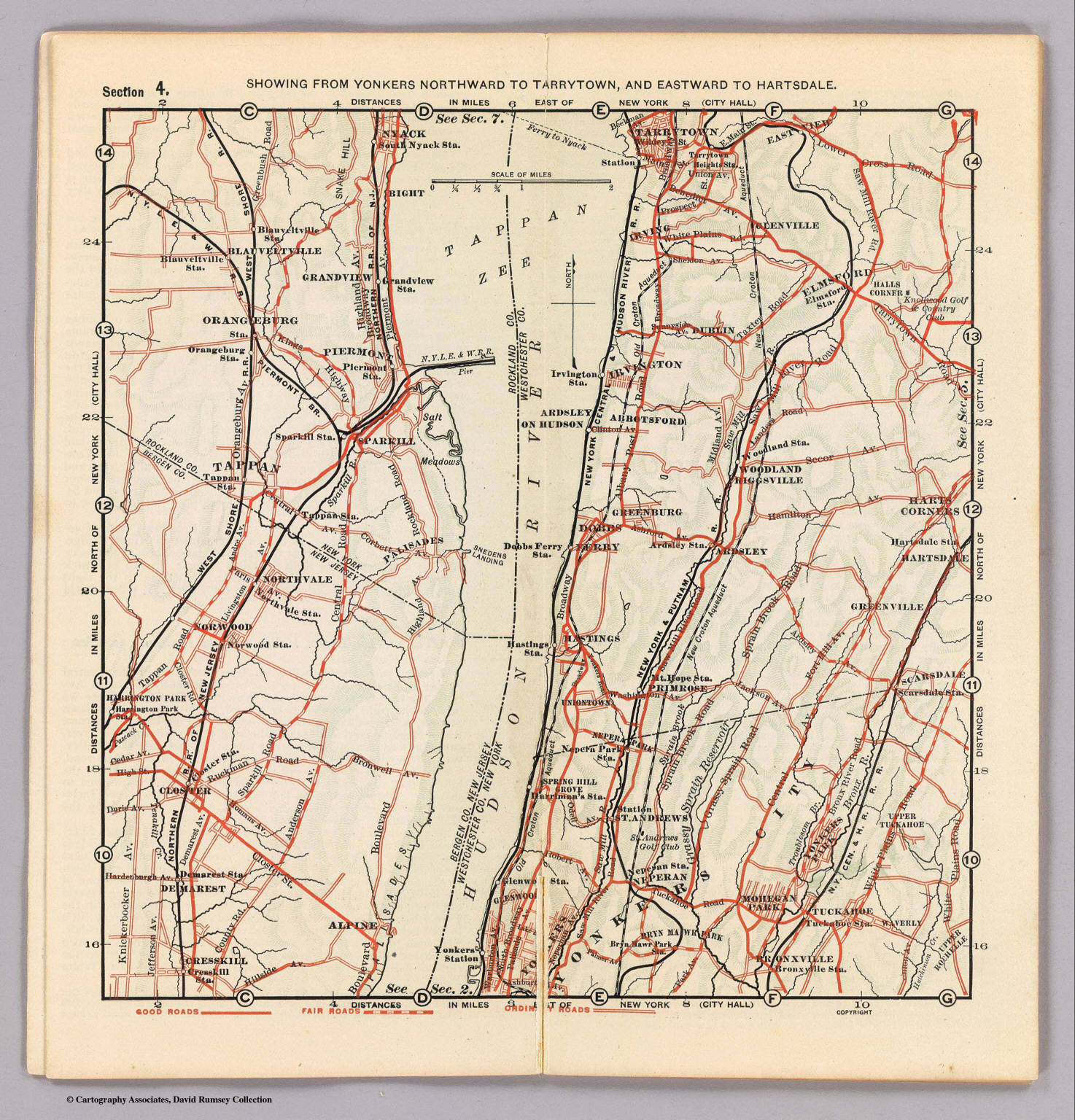 4. YonkersTarrytownHartsdale. David Rumsey Historical Map Collection