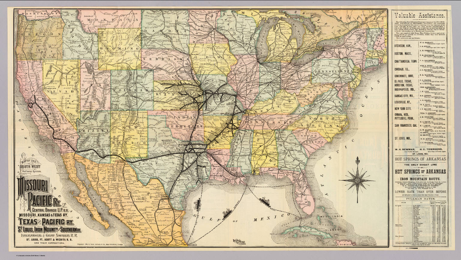 Iron Mountain Route. - David Rumsey Historical Map Collection