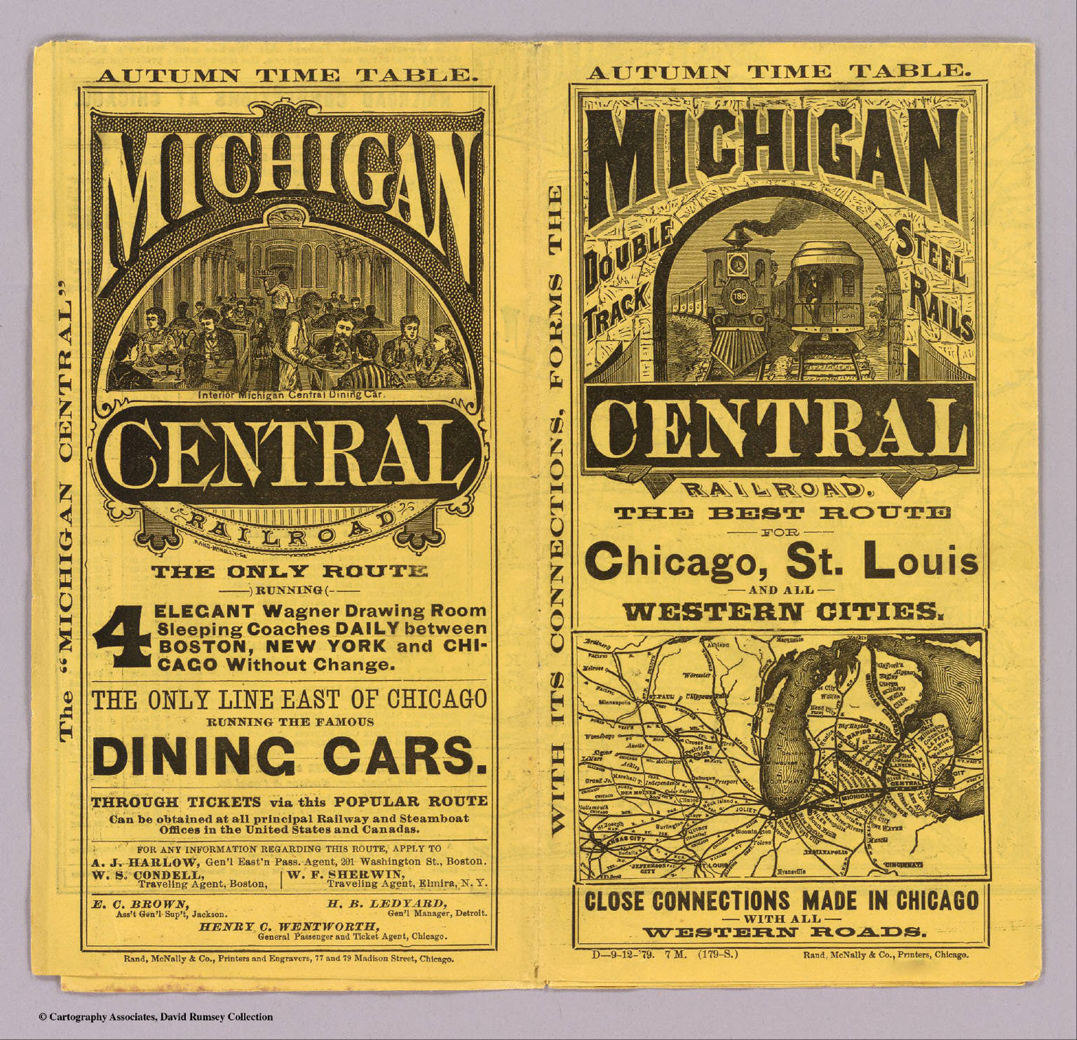 Michigan Central Railroad Map Cover: Michigan Central Railroad. - David Rumsey Historical Map Collection Michigan Central Railroad Map Cover: Michigan Central Railroad. - David Rumsey Historical Map Collection