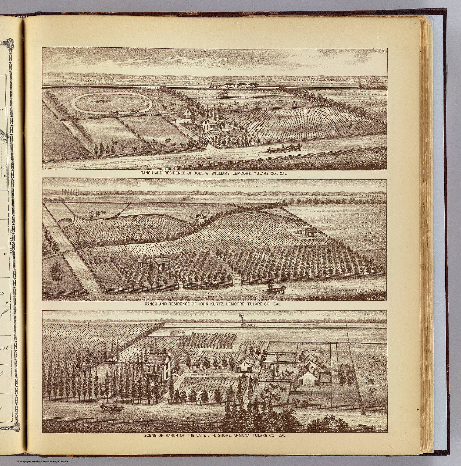 Lemoore, Armona ranches. David Rumsey Historical Map Collection