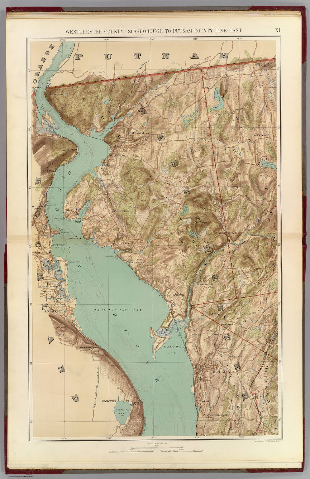 Westchester Co., Scarborough-Putnam Co. line. - David Rumsey Historical ...