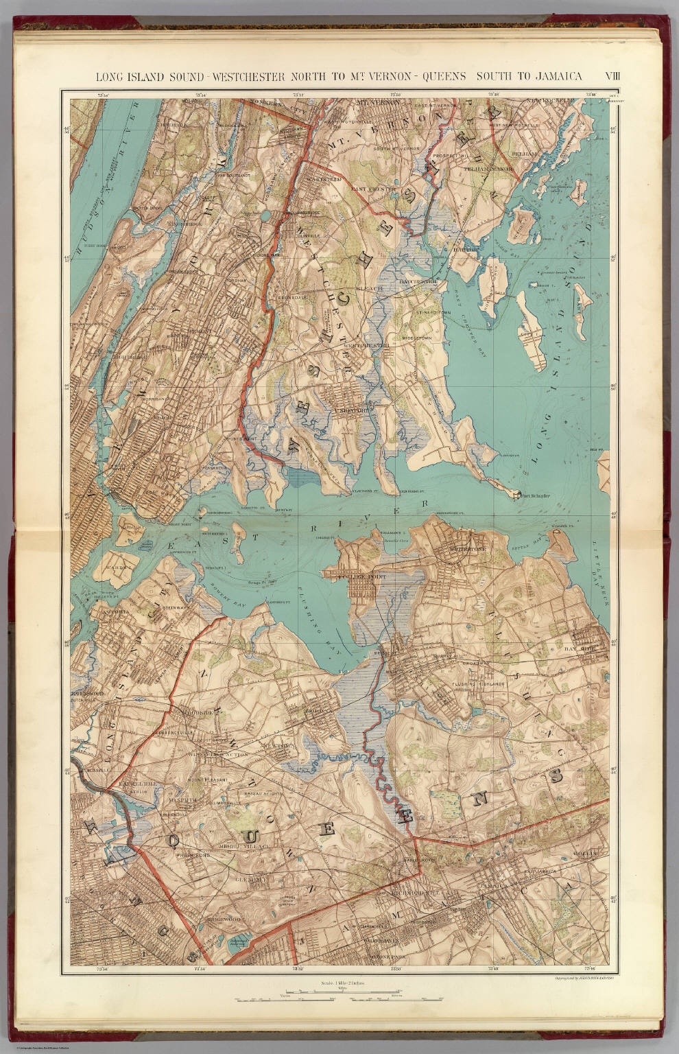 Long I. Sound, Westchester, Queens. - David Rumsey Historical Map ...