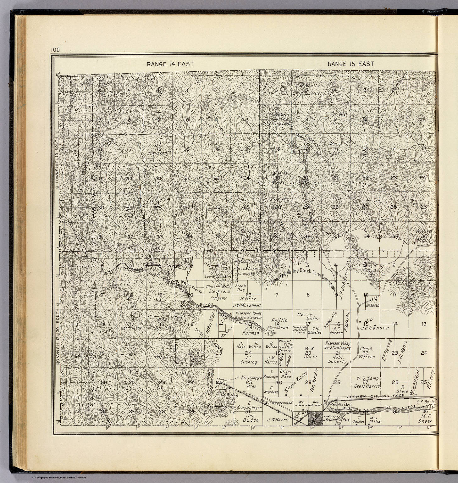 R14 15e T19 20s David Rumsey Historical Map Collection 3382