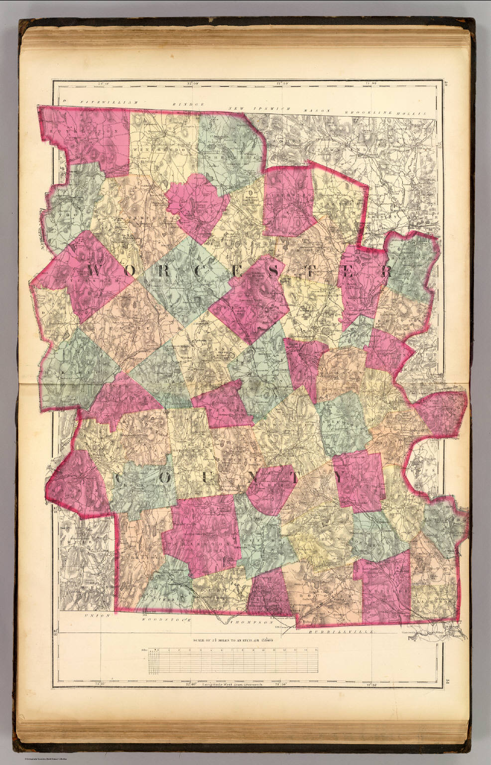 Worcester County. David Rumsey Historical Map Collection