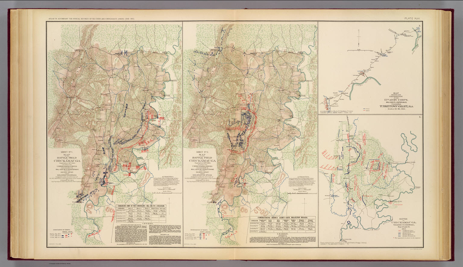 Chickamauga, Turkeytown Valley. David Rumsey Historical Map Collection