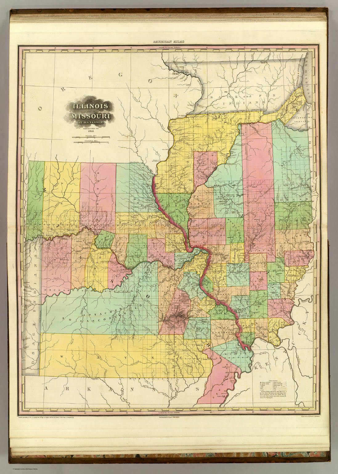 Illinois And Missouri David Rumsey Historical Map Collection 3587