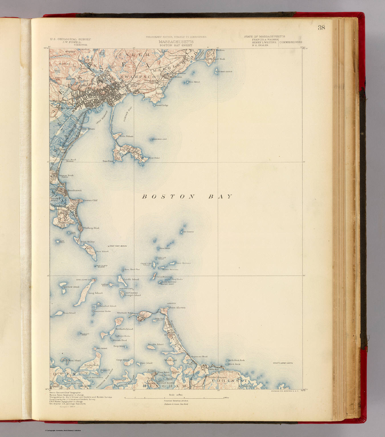 38. Boston Bay sheet. - David Rumsey Historical Map Collection