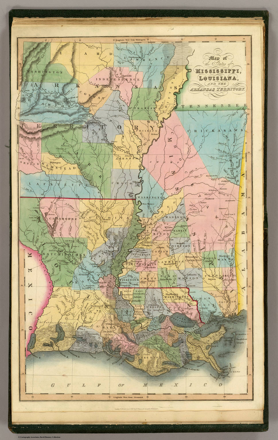 Miss., La., Ark. - David Rumsey Historical Map Collection