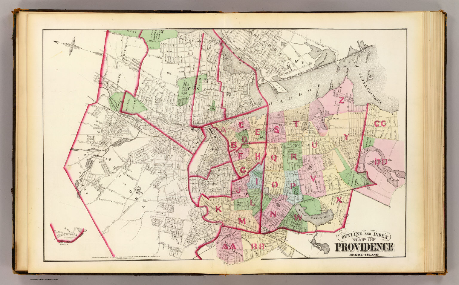 v.2 Index map. David Rumsey Historical Map Collection