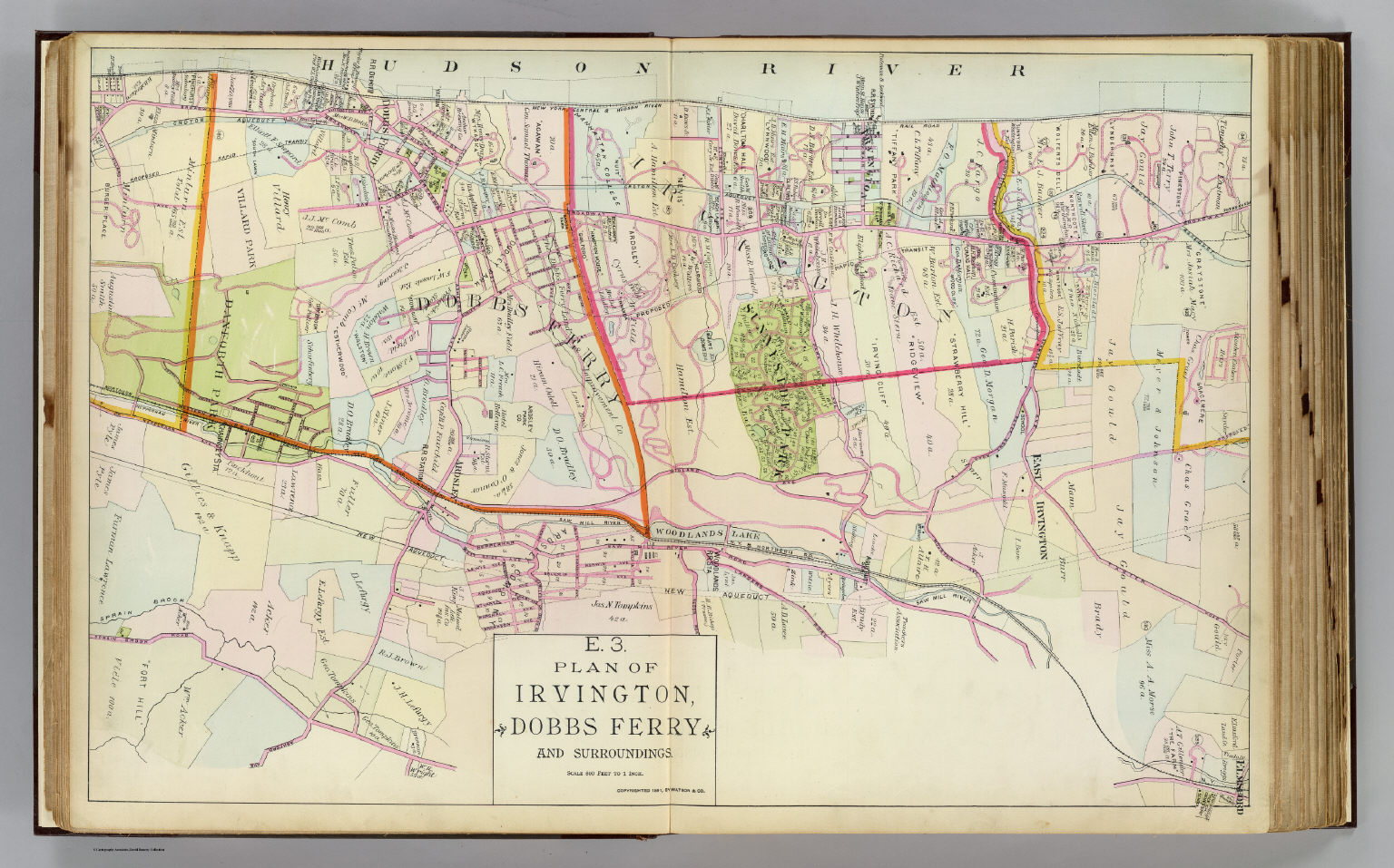 E3 Irvington, Dobbs Ferry. - David Rumsey Historical Map Collection