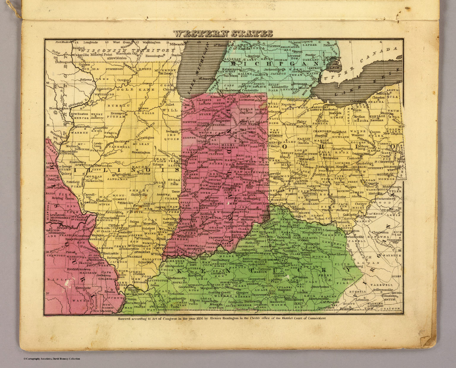 Western States David Rumsey Historical Map Collection 8128