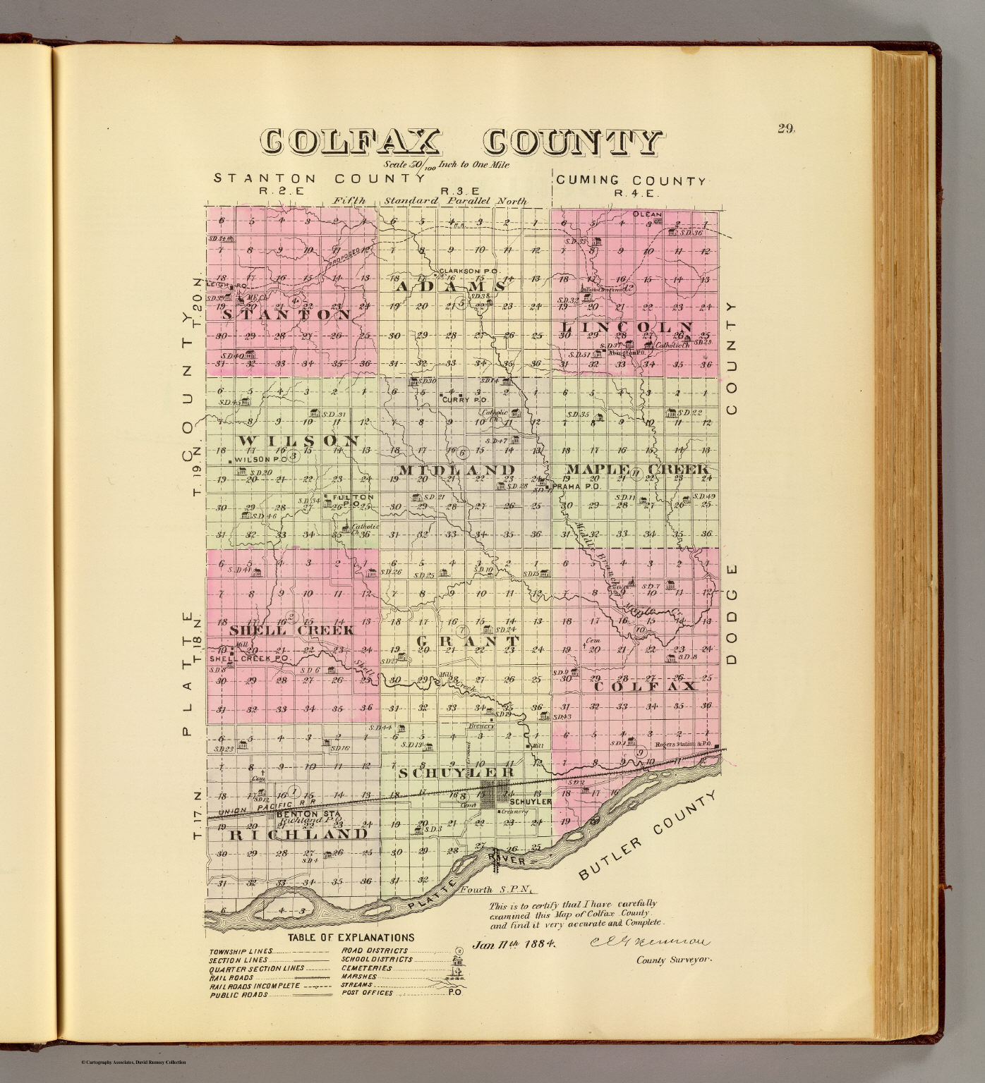Colfax County. David Rumsey Historical Map Collection