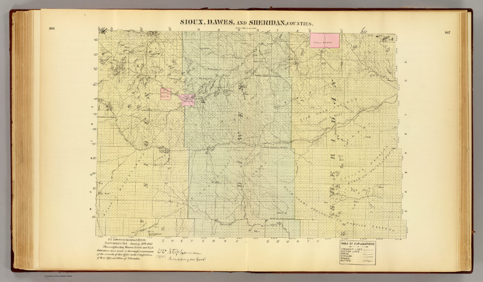 Sioux, Dawes, Sheridan counties. David Rumsey Historical Map Collection