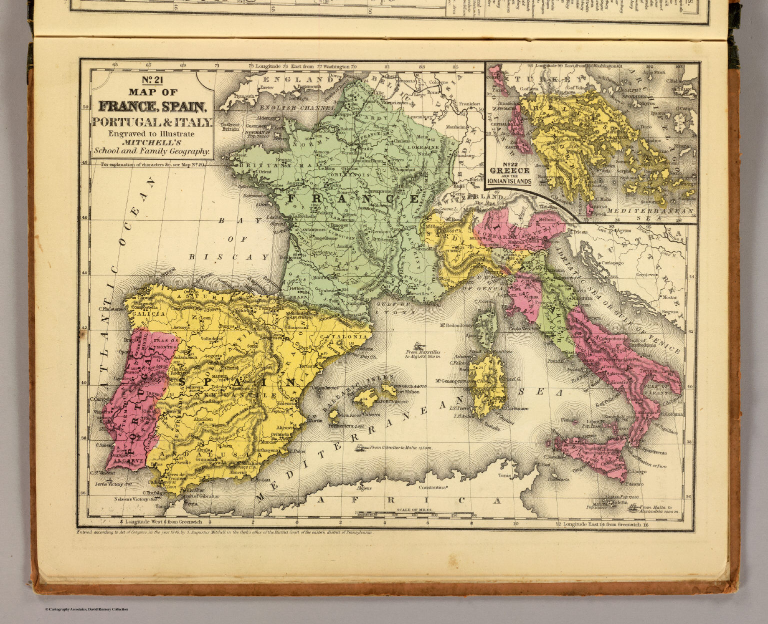 France, Spain, Portugal, Italy. - David Rumsey Historical ...