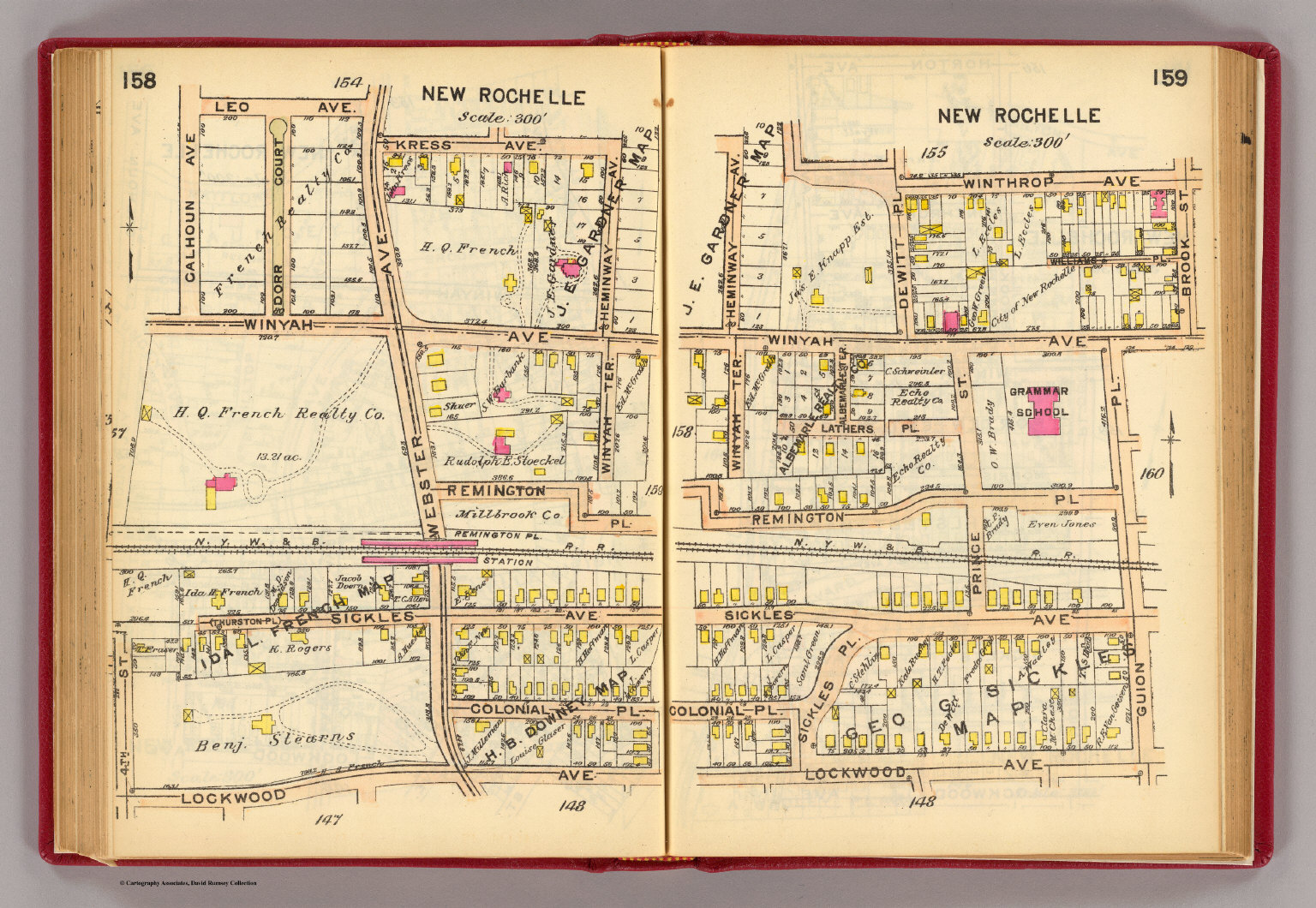 158-159 New Rochelle. - David Rumsey Historical Map Collection