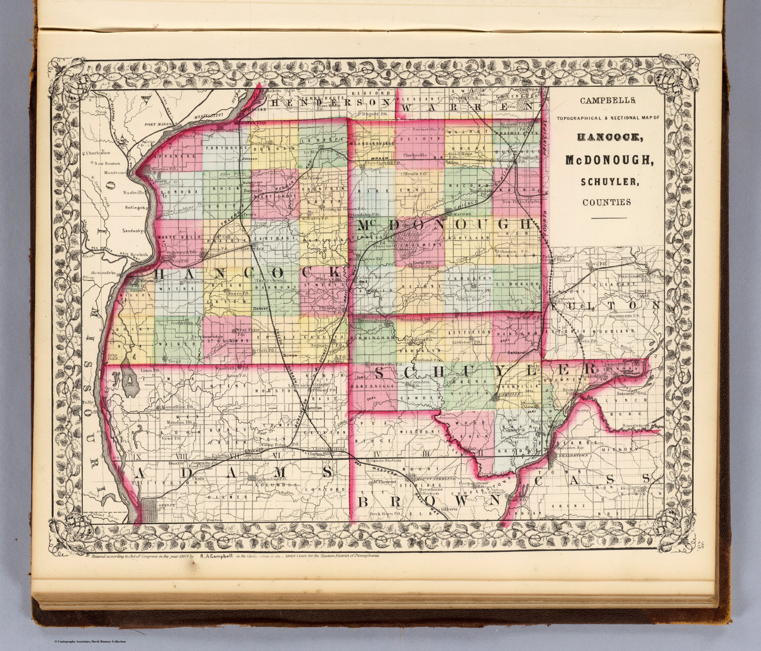 Hancock, McDonough, Schuyler Counties. - David Rumsey Historical Map ...