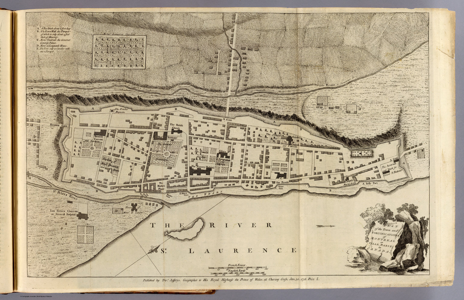 Ville Marie Montreal Map Montreal Or Ville Marie. - David Rumsey Historical Map Collection