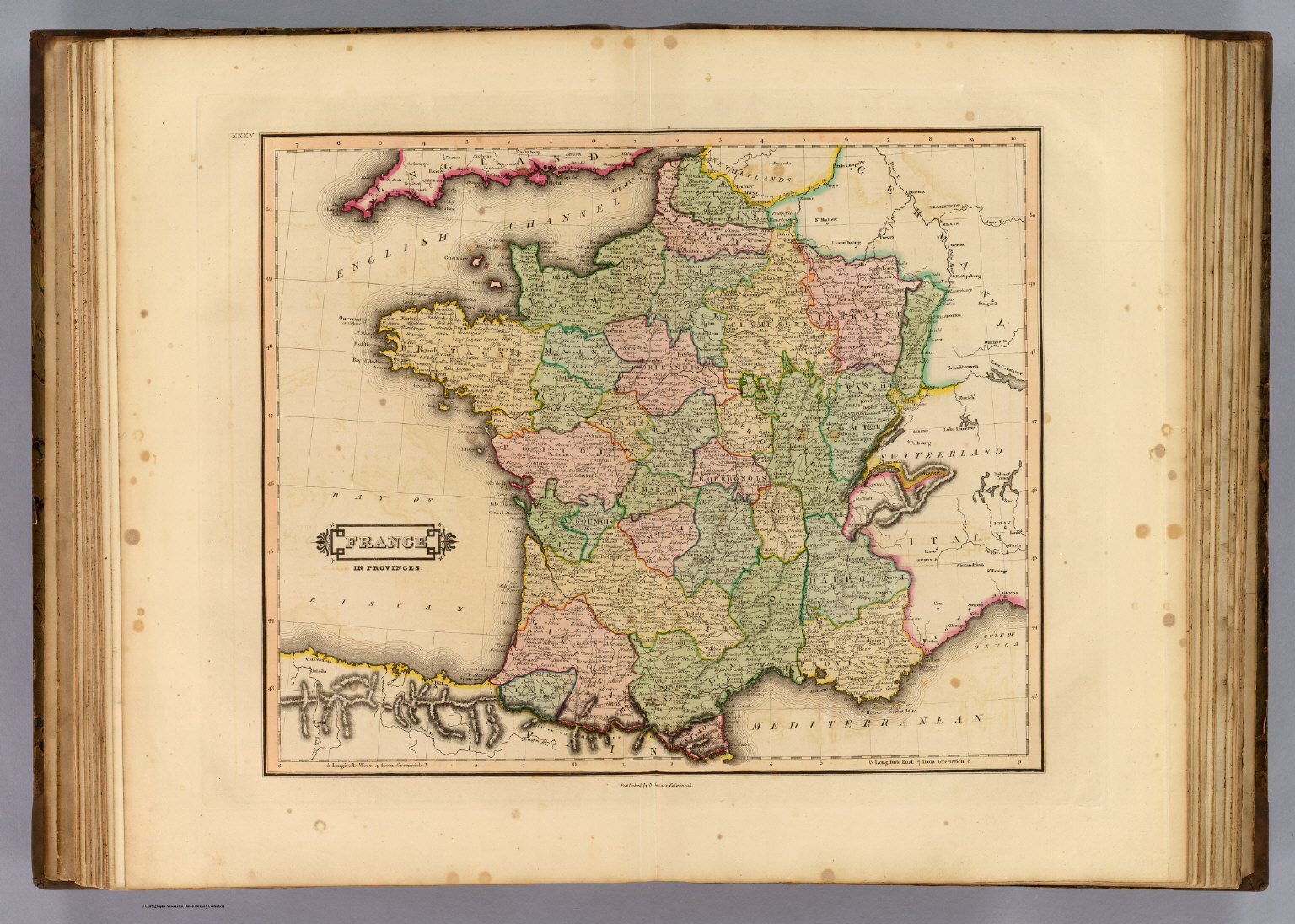 France, provinces. - David Rumsey Historical Map Collection