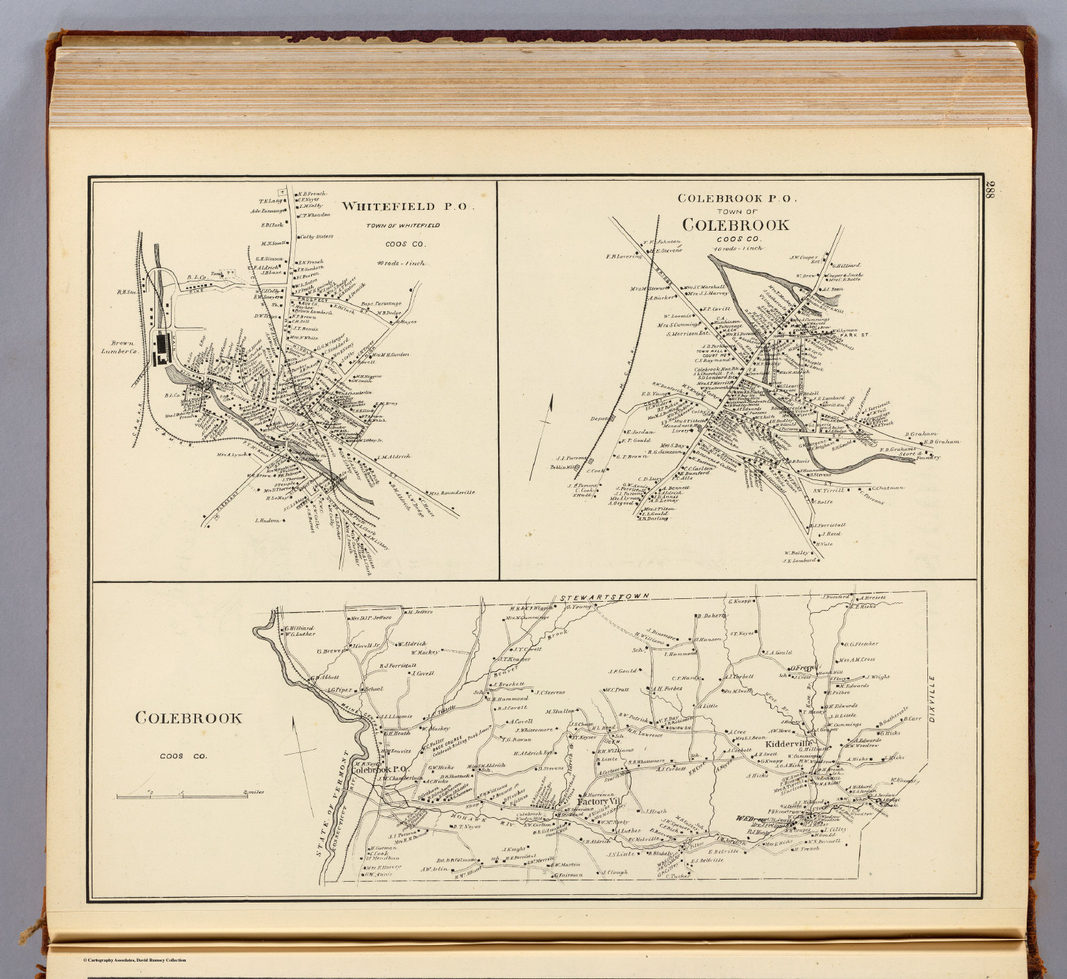 Colebrook, Coos Co. David Rumsey Historical Map Collection