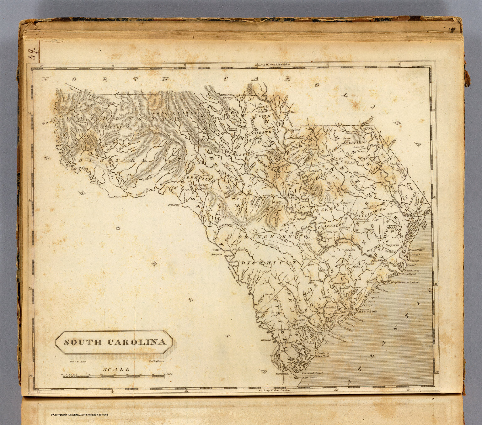 South Carolina David Rumsey Historical Map Collection 9052