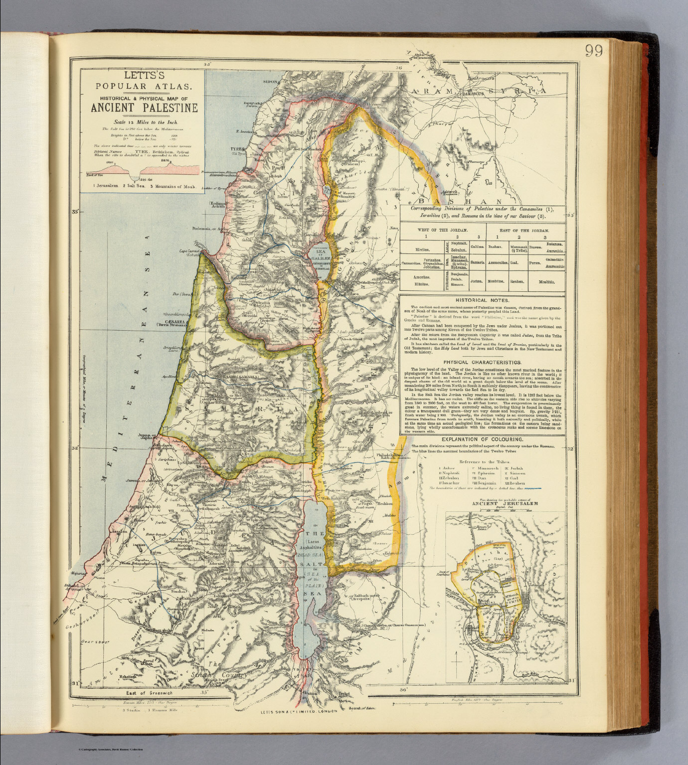 Ancient Palestine Region Map