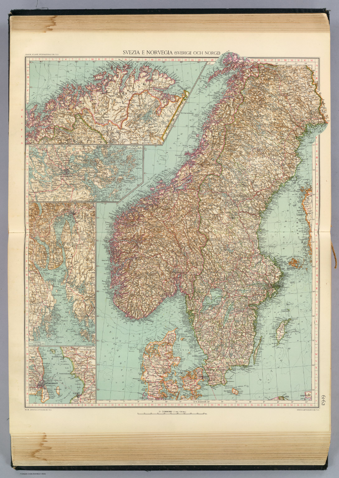 61-62. Svezia, Norvegia. - David Rumsey Historical Map Collection