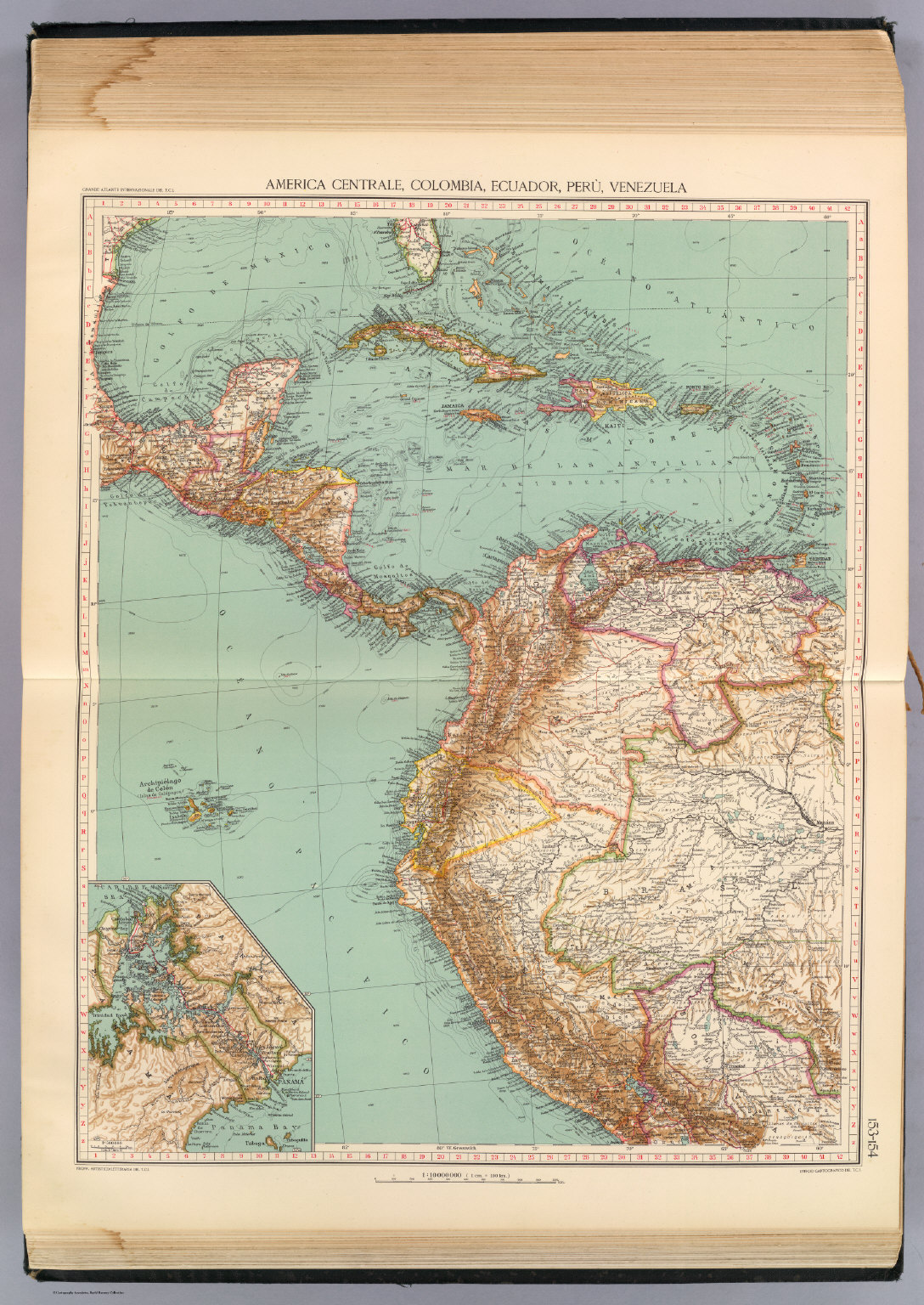 153-54. America Centrale, Colombia, Ecuador, Peru, Venezuela. - David ...