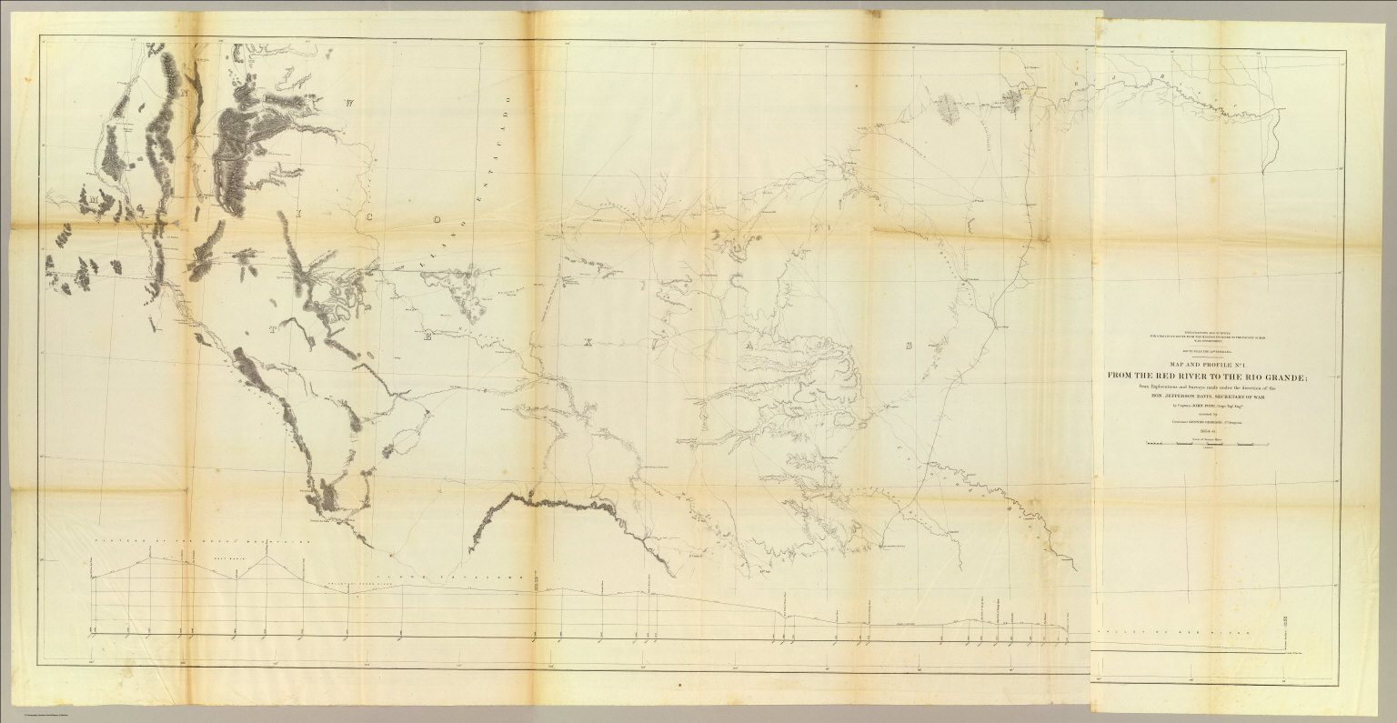 From the Red River to the Rio Grande. - David Rumsey Historical Map ...