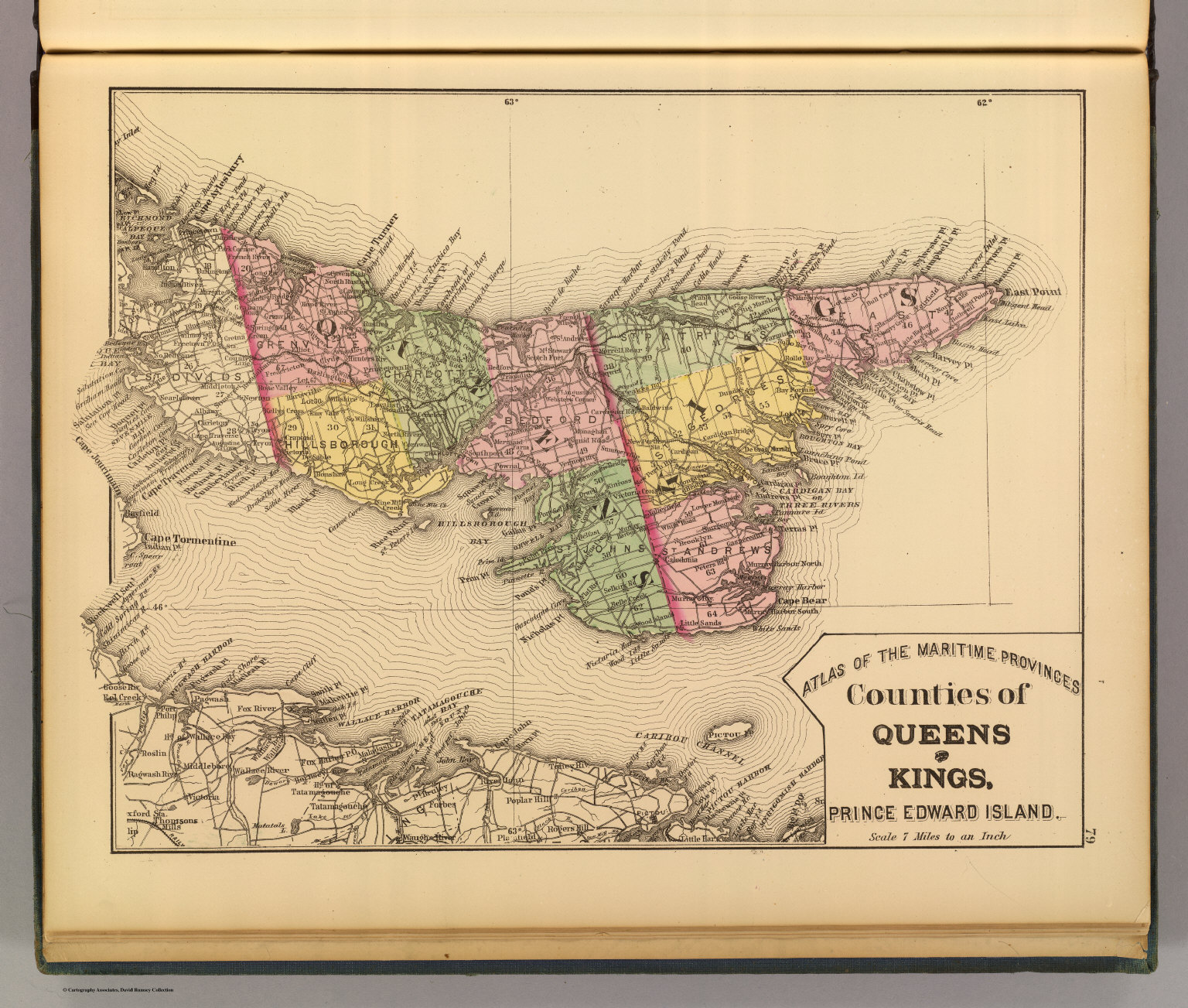 Queens, Kings counties, P.E.I. David Rumsey Historical Map Collection