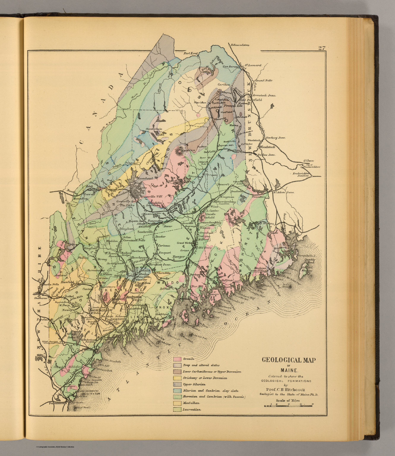 Geological map of Maine. - David Rumsey Historical Map Collection