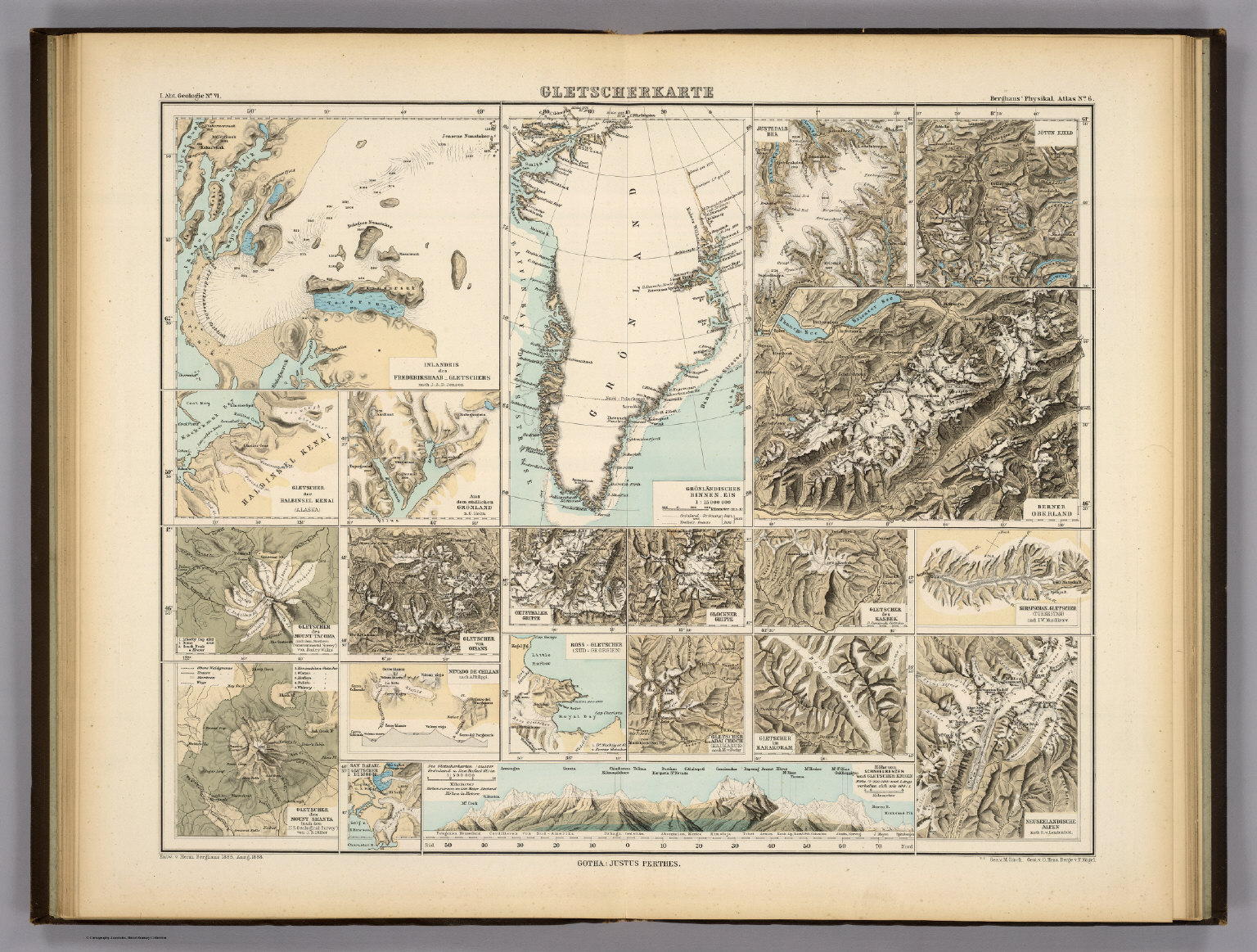 Gletscherkarte. - David Rumsey Historical Map Collection
