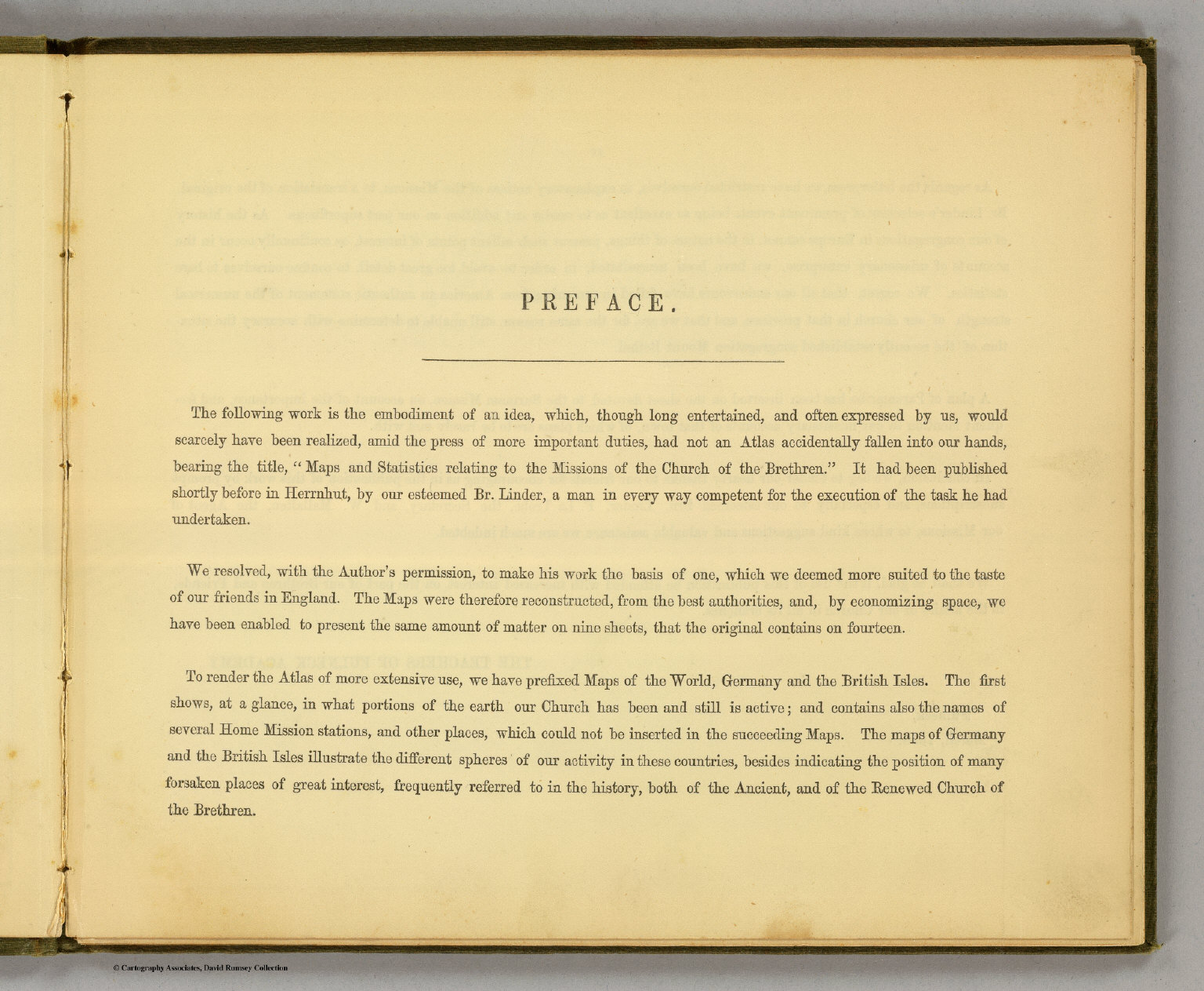 Preface: Moravia atlas. - David Rumsey Historical Map Collection