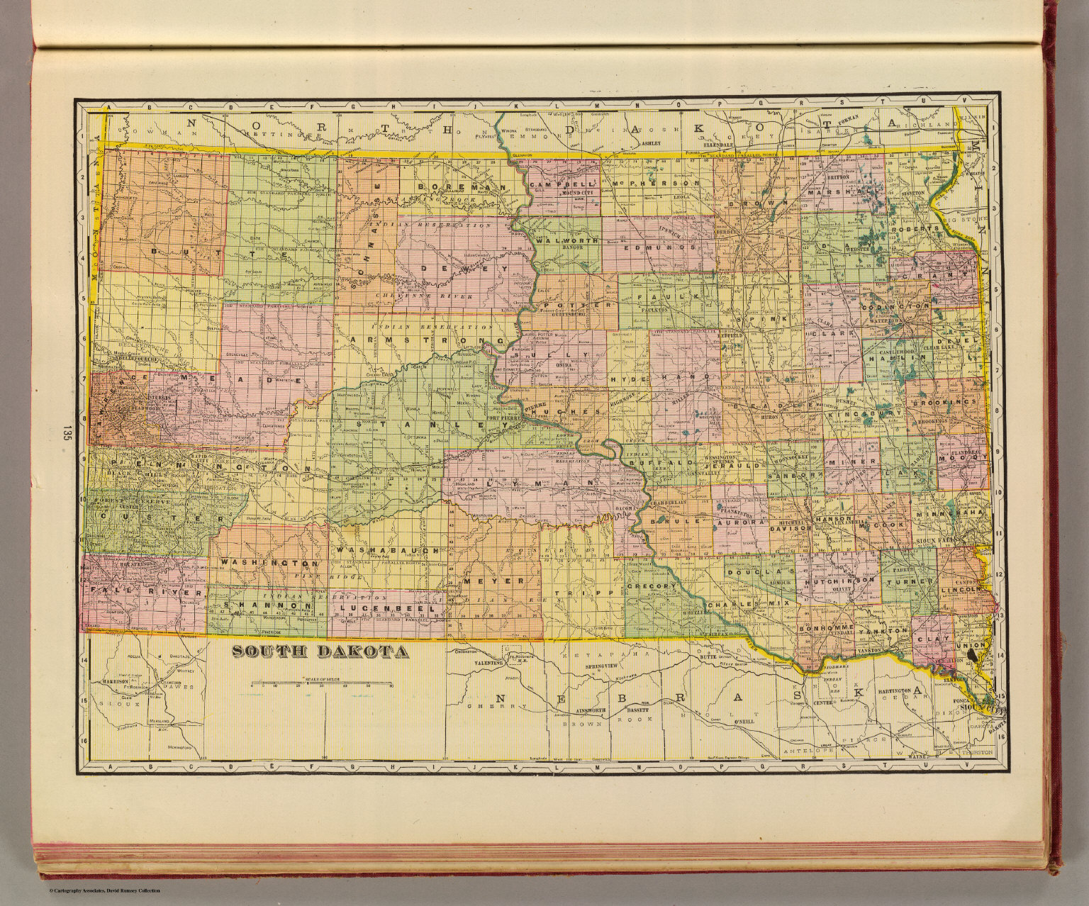 S. Dakota. - David Rumsey Historical Map Collection