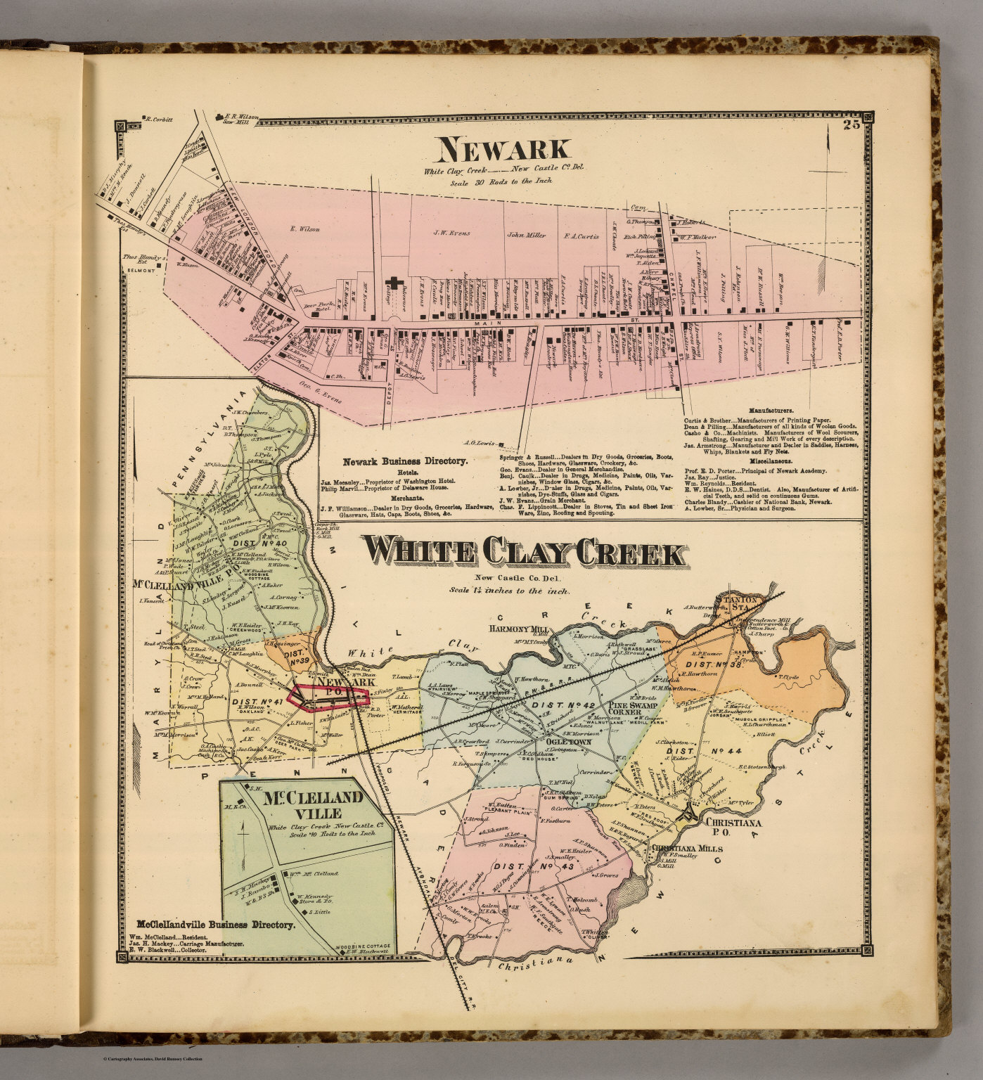 White Clay Creek Newark David Rumsey Historical Map Collection