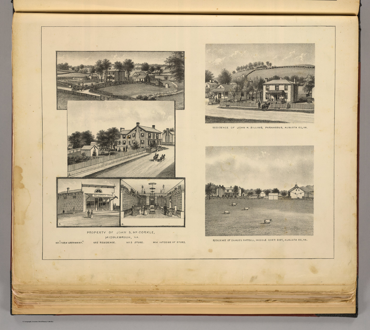 McCorkle property. David Rumsey Historical Map Collection