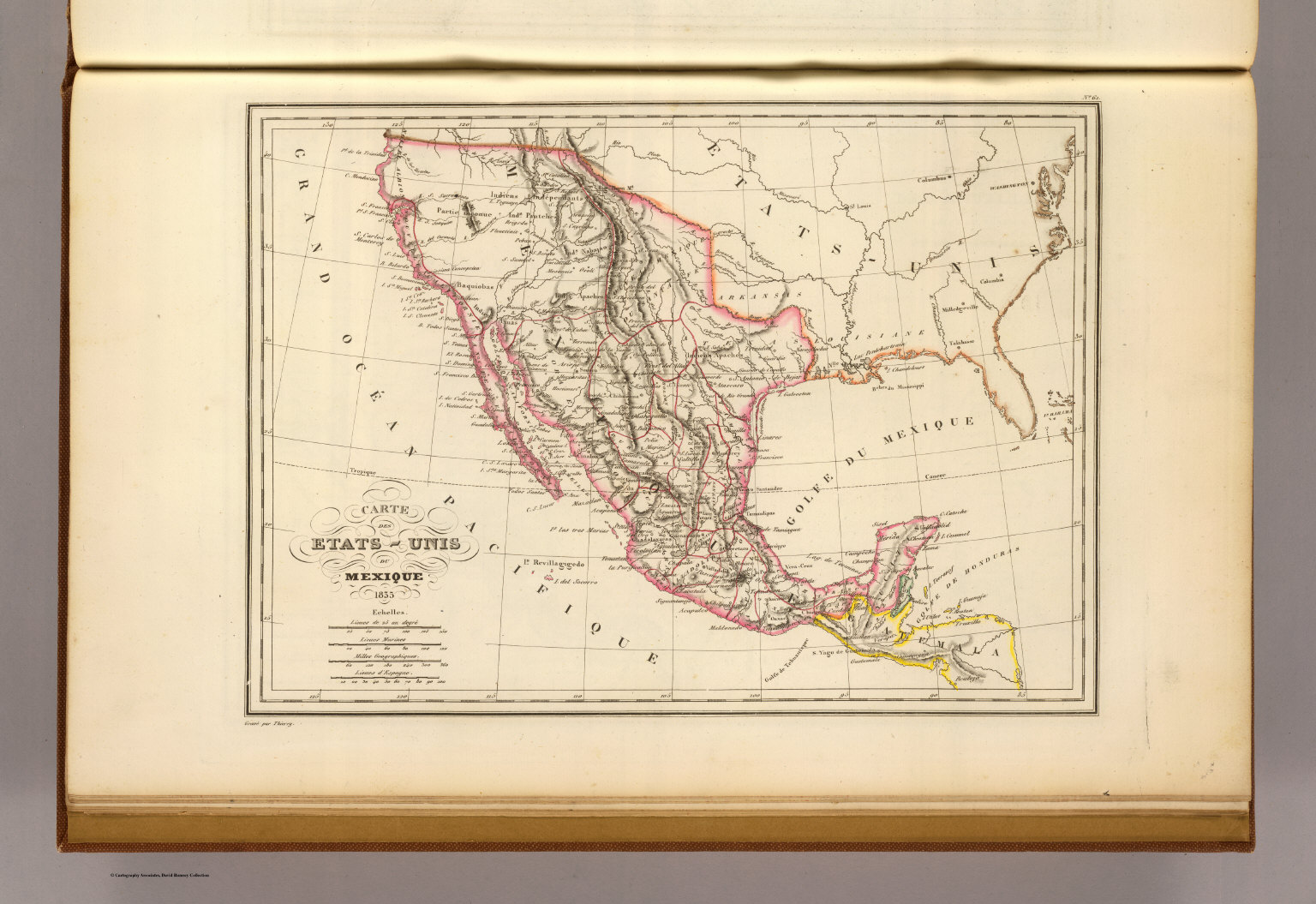 Etats-Unis du Mexique, 1835. - David Rumsey Historical Map Collection