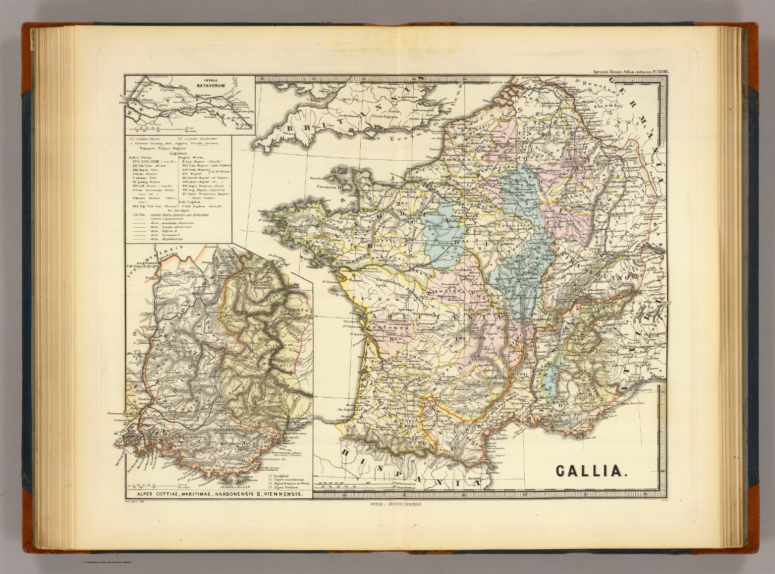 Gallia. David Rumsey Historical Map Collection