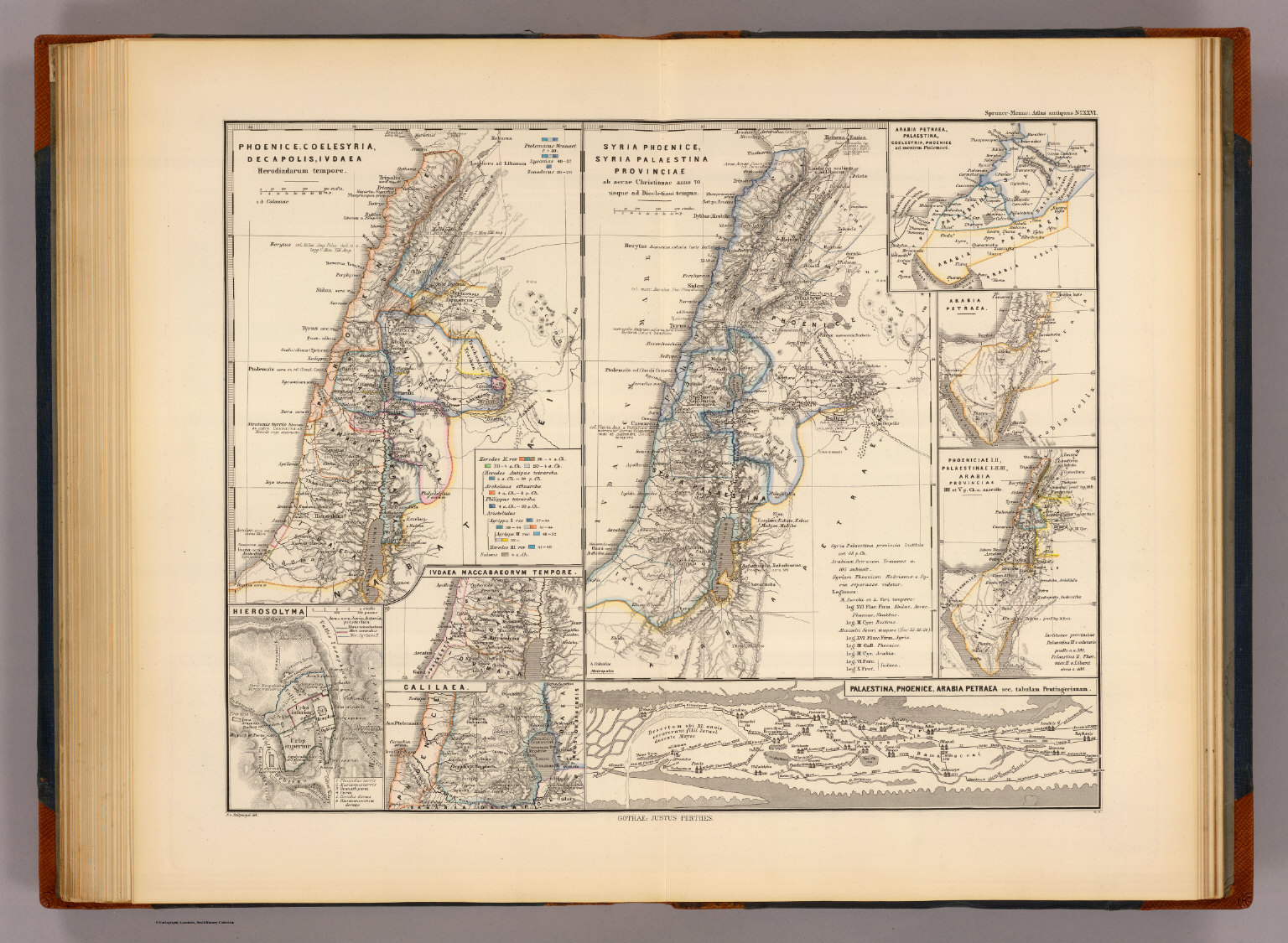 Syria Phoenice, Syria Palaestina, Provinciae ab aerae Christianae anno ...