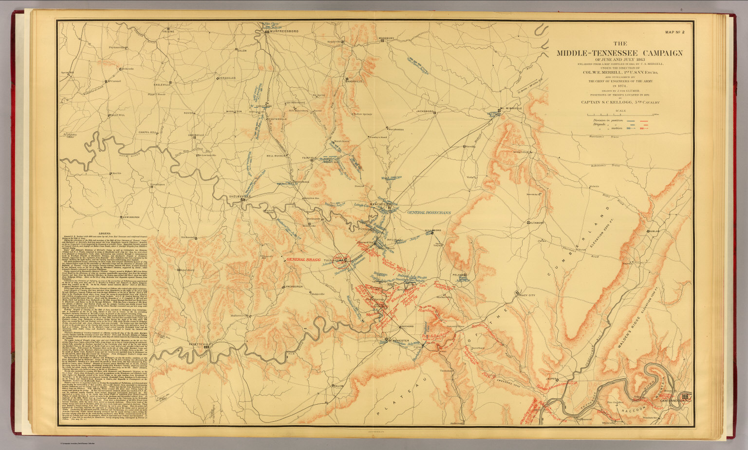 Middle Tennessee Campaign. - David Rumsey Historical Map Collection