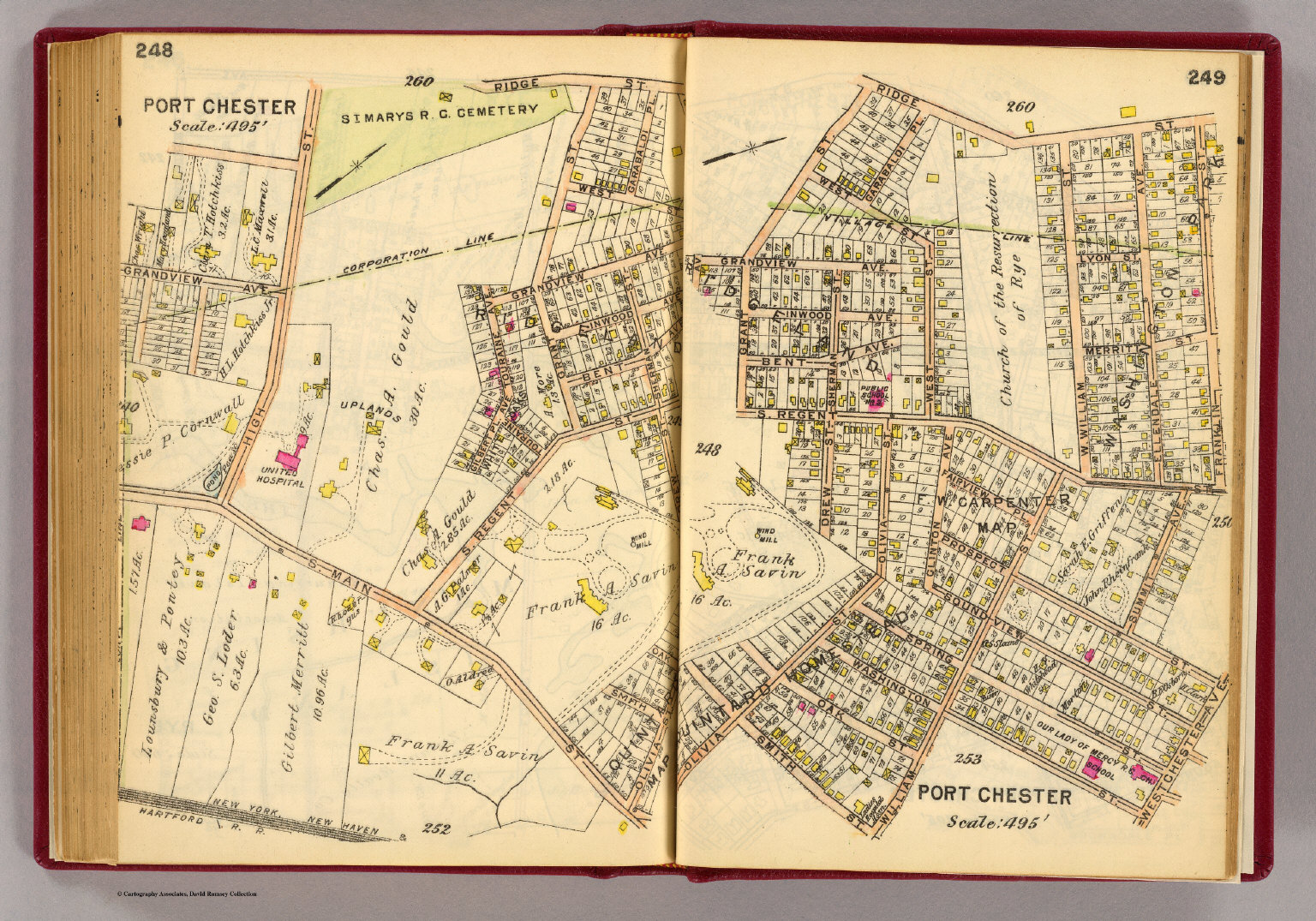 248-249 Port Chester. - David Rumsey Historical Map Collection